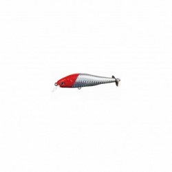 Señuelo Flotante Flaty M. 8Cm/10G Gris/Rojo