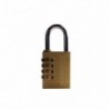 Candado bronce combinación
