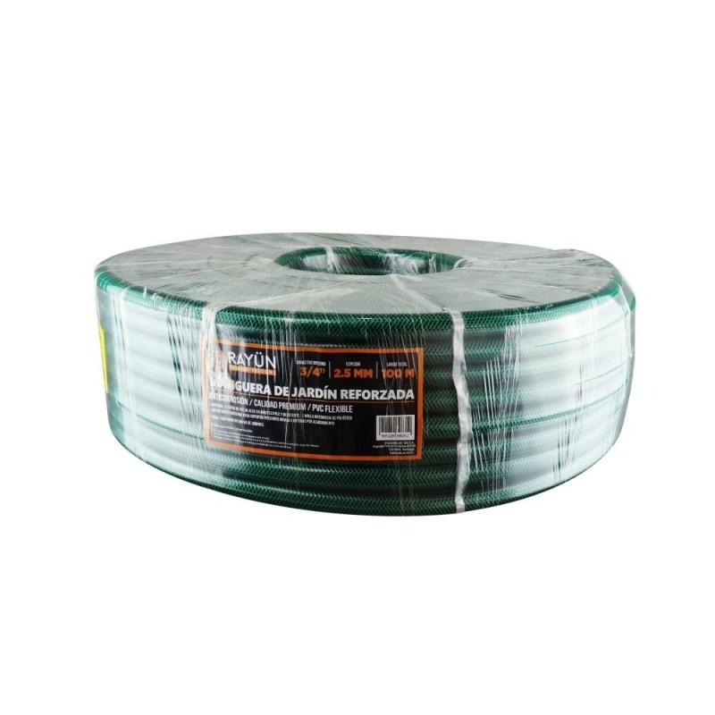 MANGUERA DE JARDÍN REFORZADA 3/4" (100 M)