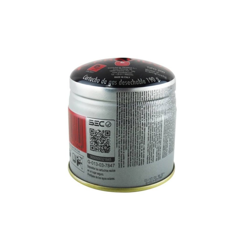 Balon de Gas 190 GR. Providus Top Safe
