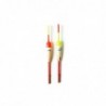 Flotador Balsa Lápiz 1/2"  2un. Amarillo/ Rojo