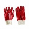 Guante Pvc Rojo 10 1/2" Puño Elasticado