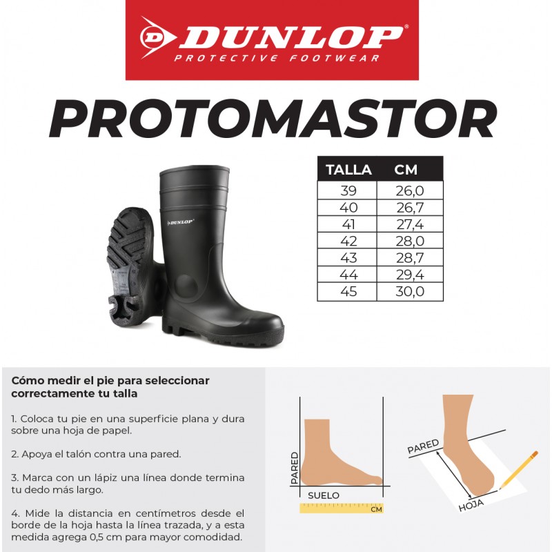 Bottes De Sécurité DUNLOP Protomastor - Taille 37 EU - Noir - Mixte Adulte