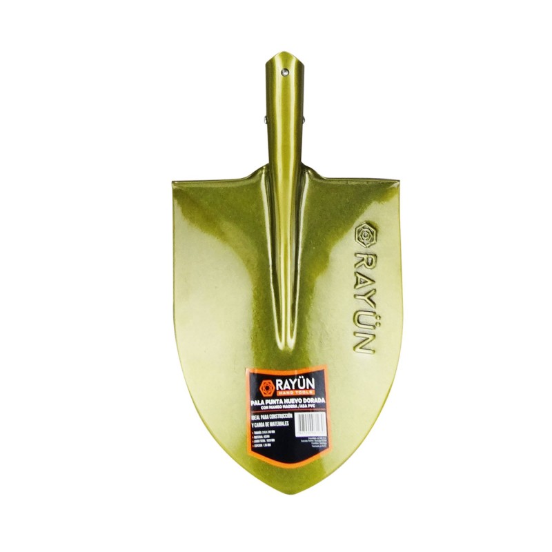 PALA PUNTA HUEVO DORADA SIN MANGO RAYUN