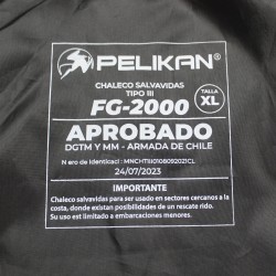 Chaleco Salvavidas Tipo III Pelikán