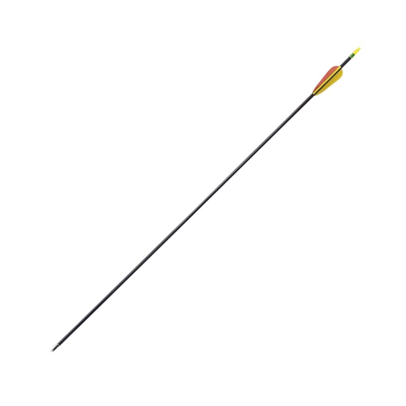 Flecha Fibra De Vidrio 26" Negra Granel