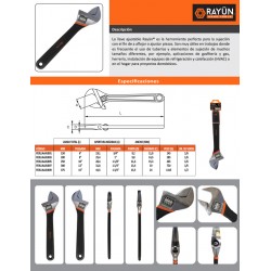 LLAVE AJUSTABLE  RAYUN