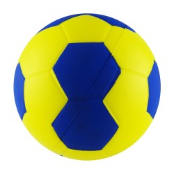 Balon Esponja Pu.Handball 6"  Amarillo/Azul