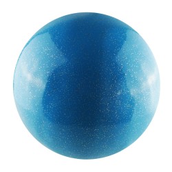Balón Gimnasia Rítmica Glitter Liso 6" 320 Grs Uktime Celeste