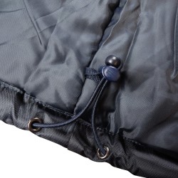 PARKA OXFORD AZUL CON CINTAS REFLEXTANTES