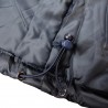 PARKA OXFORD AZUL CON CINTAS REFLEXTANTES