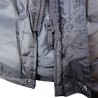 PARKA OXFORD AZUL CON CINTAS REFLEXTANTES