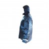 PARKA OXFORD AZUL CON CINTAS REFLEXTANTES