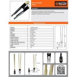 PALA HOYERA CON MANGO DUAL RAYUN