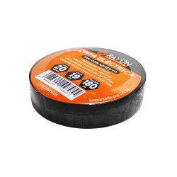 CINTA AISLANTE ELECTRICA 19 MM X 20 M NEGRA RAYUN