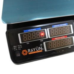 BALANZA DIGITAL 40KG SOBREMESA LED/LCD RAYUN