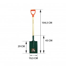 PALA JARDIN CON MANGO VERDE RAYUN