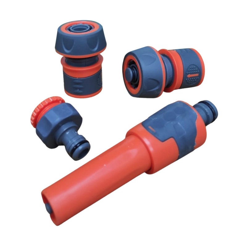 SET PISTOLA RIEGO + 4 ACCESORIOS 1/2" RAYUN