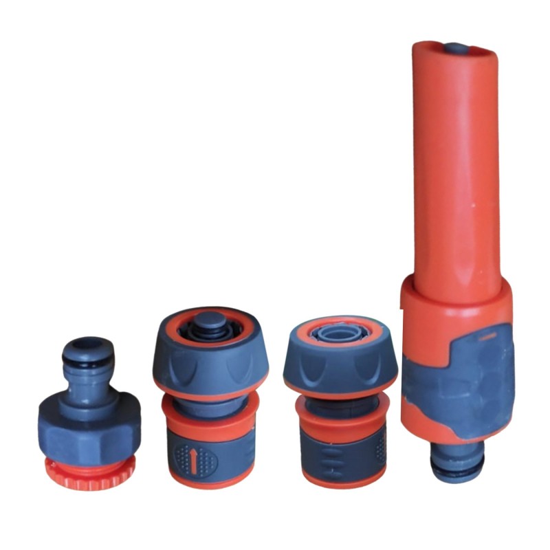 SET PISTOLA RIEGO + 4 ACCESORIOS 1/2" RAYUN