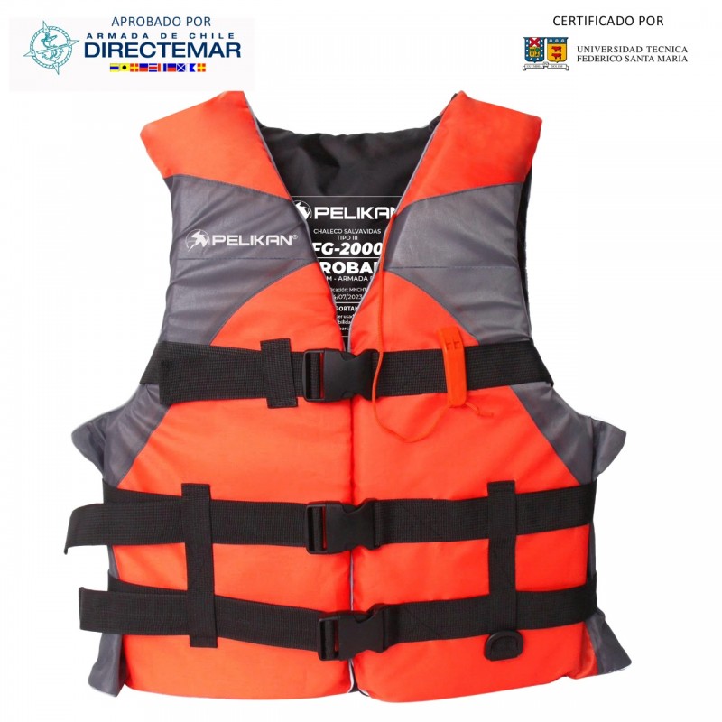 Chaleco Salvavidas Tipo III Pelikán