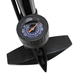 BOMBIN NEGRO METAL C/ MARCADOR DE PRESION 160 PSI