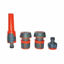 SET PISTOLA RIEGO + 4 ACCESORIOS 1/2" RAYUN