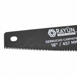 SERRUCHO CARPINTERO ACERO/TEFLON 18" RAYUN