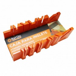 CAJA PARA INGLETE PLÁSTICA RAYUN