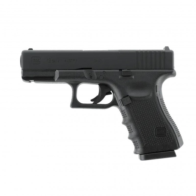 PISTOLA CO2 GLOCK 19 GEN4 4,5MM NEGRA
