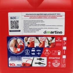 BIDON PARA COMBUSTIBLE DE 10 LITROS