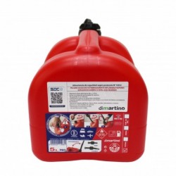 BIDON PARA COMBUSTIBLE DE 5 LITROS