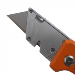 CUCHILLO CARTONERO METÁLICO PLEGABLE RAYUN
