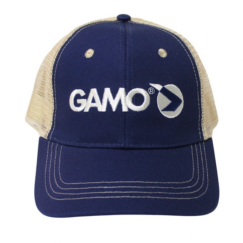 GORRO GAMO AZUL/BEIGE CON MALLA