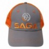 GORRO SAGA GRIS/NARANJA CON MALLA