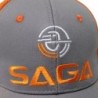 GORRO SAGA GRIS/NARANJA CON MALLA