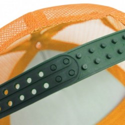 GORRO SAGA GRIS/NARANJA CON MALLA