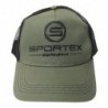 GORRO SPORTEX VERDE/NEGRO CON MALLA