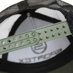 GORRO SPORTEX VERDE/NEGRO CON MALLA