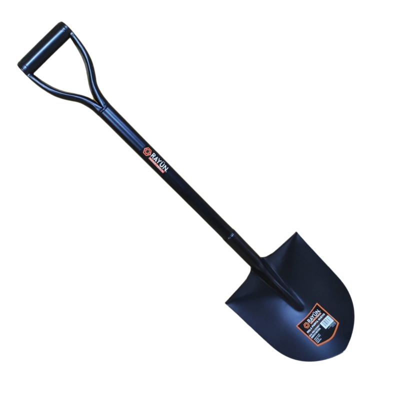 PALA PUNTA HUEVO CON MANGO METÁLICO RAYUN