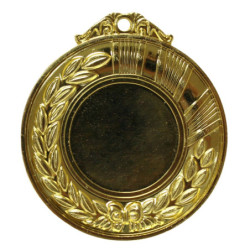 MEDALLA PREMIACION LAUREL-LUZ ORO 50MM