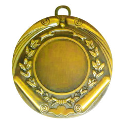 MEDALLA PERGAMINO ORO 50MM