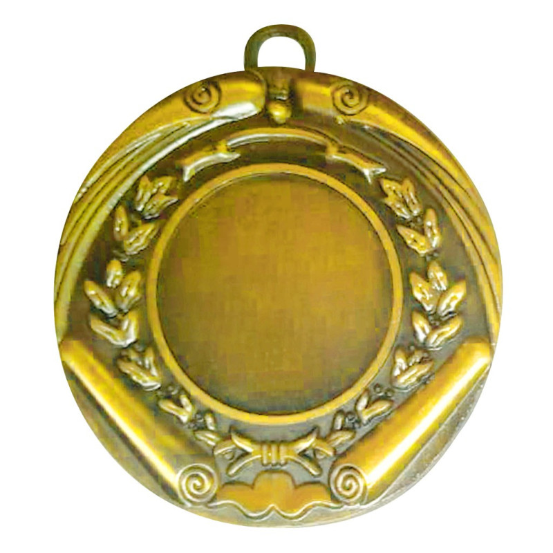 MEDALLA PERGAMINO ORO 50MM