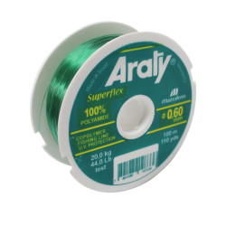 MONOFILAMENTO SUPERFLEX VERDE ARATY 100 MT
