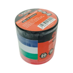 PACK 5 CINTAS ELÉCTRICAS PVC CON ADHESIVO
