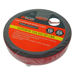 CINTA MONTAJE TRABAJO PESADO DOBLE CARA MÁXIMA RESISTENCIA