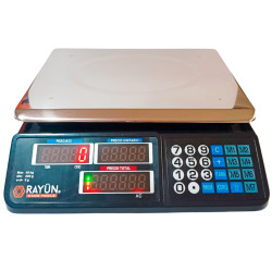BALANZA DIGITAL SOBREMESA 40 KG LED/LCD RAYUN