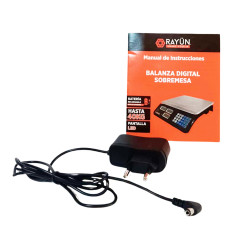 BALANZA DIGITAL SOBREMESA 40 KG LED/LCD RAYUN