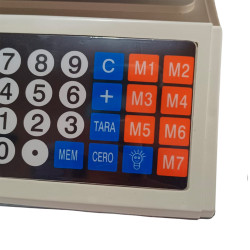 BALANZA SOBREMESA TORRE 40 KG LED/LCD RAYUN