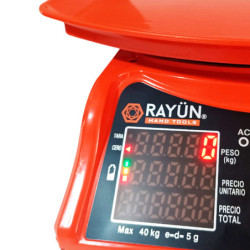 BALANZA BÁSICA FERIA 40 KG RAYUN