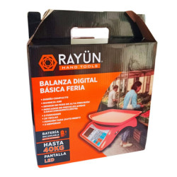 BALANZA BÁSICA FERIA 40 KG RAYUN
